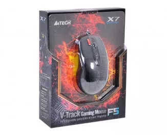 Миша A4Tech F5 USB (Mystic Black)