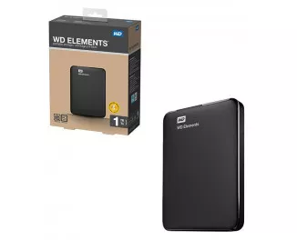 Внешний жесткий диск 1 TB WD Elements (WDBUZG0010BBK)