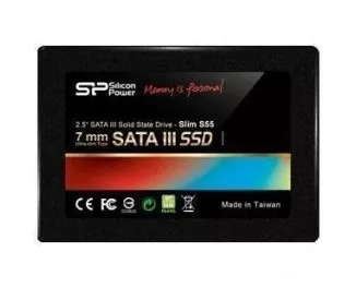 SSD накопитель 120Gb Silicon Power Slim S55 (SP120GbSS3S55S25)
