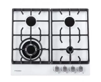 Газовая варочная поверхность PYRAMIDA PFE 643 WHITE LUXE