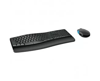 Клавиатура и мышь беспроводная Microsoft Sculpt Comfort Desktop Black USB