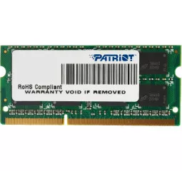 Память для ноутбука SO-DIMM DDR3 8 Gb (1600 MHz) Patriot (PSD38G1600L2S)