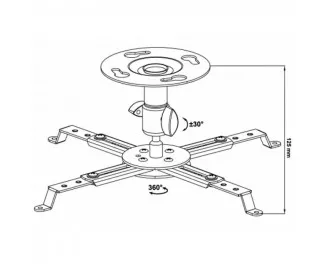 Крепление для проектора Walfix PB-14B