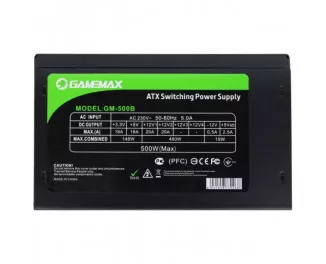 Блок питания 500W GAMEMAX (GM-500B)
