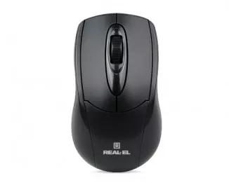 Миша REAL-EL RM-207 Black USB