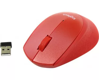 Мышь беспроводная Logitech M330 Silent Plus Red (910-004911)
