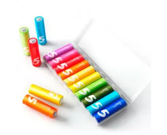 Батарейка Xiaomi ZMi AA bat Alkaline 10шт ZI5 Rainbow (NQD4000RT)