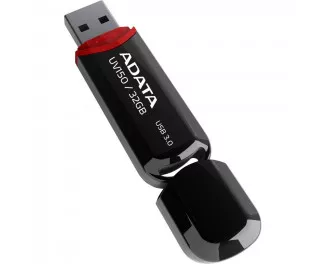 Флешка USB 3.0 32Gb ADATA UV150 Black (AUV150-32G-RBK)