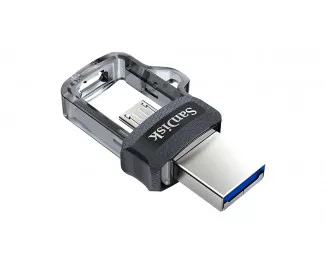 Флешка microUSB 64Gb SanDisk Ultra Dual Drive m3.0 Silver (SDDD3-064G-G46)