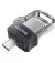 Флешка microUSB 64Gb SanDisk Ultra Dual Drive m3.0 Silver (SDDD3-064G-G46)