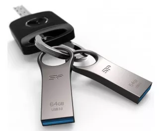 Флешка USB 3.0 64Gb Silicon Power Jewel J80 Silver (SP064GBUF3J80V1T)