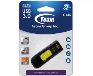 Флешка USB 3.0 32Gb Team C145 Yellow (TC145332GY01)