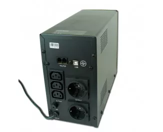ИБП EnerGenie EG-UPS-033 1200VA LCD, USB, IEC+Schuko