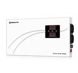 Стабилизатор напряжения REAL-EL STAB SLIM-2000 White (EL122400008)