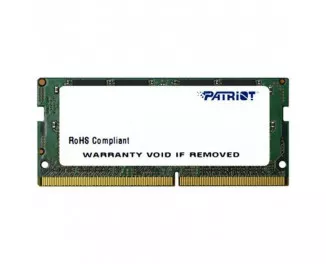 Память для ноутбука SO-DIMM DDR4 4 Gb (2400 MHz) Patriot (PSD44G240081S)