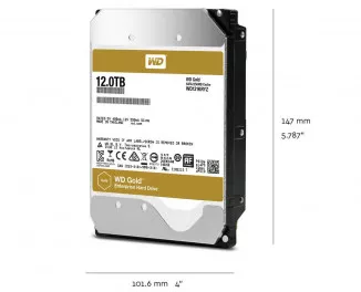 Жесткий диск 12 TB WD Gold (WD121KRYZ)