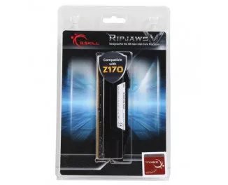 Оперативная память DDR4 16 Gb (3200 MHz) G.SKILL Ripjaws V (Classic Black) (F4-3200C16S-16GVK)