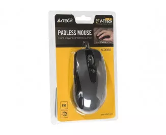 Мышь A4Tech N-708X Glossy Grey
