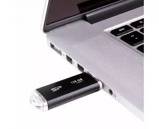 Флешка USB 3.1 128Gb Silicon Power Blaze B02 Black (SP128GBUF3B02V1K)