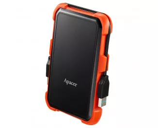 Зовнішній жорсткий диск 1 TB Apacer AC630 Black/Orange (AP1TBAC630T-1)