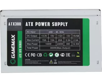 Блок питания 300W GAMEMAX (ATX-300 SFX)