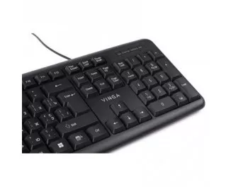 Клавіатура Vinga KB110BK USB Black