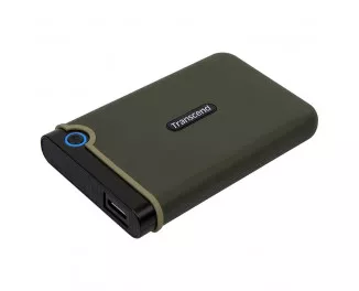 Внешний жесткий диск 1 TB Transcend StoreJet 25M3 Military Green (Slim) (TS1TSJ25M3G)