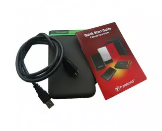 Внешний жесткий диск 1 TB Transcend StoreJet 25M3 Iron Gray (Slim) (TS1TSJ25M3S)