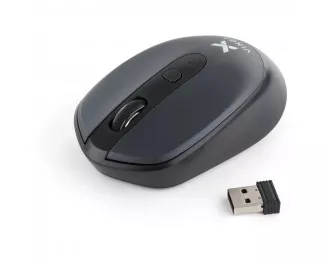 Мышь беспроводная Vinga MSW-908 Silent Click Grey