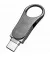 Флешка USB Type-C 64Gb Silicon Power Mobile C80 Silver (SP064GBUC3C80V1S)