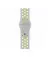 Силіконовий ремінець для Apple Watch 44/45/46 mm Sport Nike+ / Silver&Volt