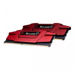 Оперативная память DDR4 16 Gb (3000 MHz) (Kit 8 Gb x 2) G.SKILL Ripjaws V Red (F4-3000C16D-16GVRB)