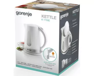 Электрочайник Gorenje K17WE