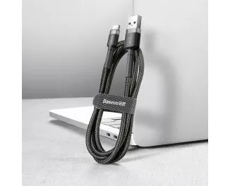 Кабель USB Type-C > USB Baseus Cable 3.0A 1.0m (CATKLF-BG1) Black/gray