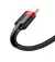Кабель USB Type-C > USB  Baseus Cafule Cable 3.0A 1.0m (CATKLF-B91) Black/red