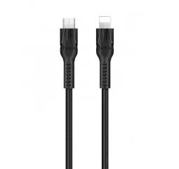 Кабель Lightning > USB Type-С  hoco U31 Benay 1.2m /black