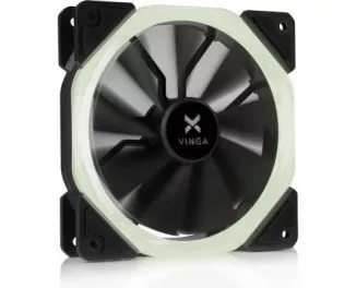 Кулер для корпуса Vinga LED fan-01 white