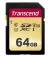 Карта памяти SD 64Gb Transcend UHS-I 500S (TS64GSDC500S)