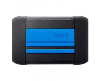 Внешний жесткий диск 2 TB Apacer AC633 Speedy Blue X Tough Black (AP2TBAC633U-1)