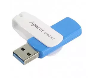 Флешка USB 3.1 32Gb Apacer AH357 Blue/White (AP32GAH357U-1)