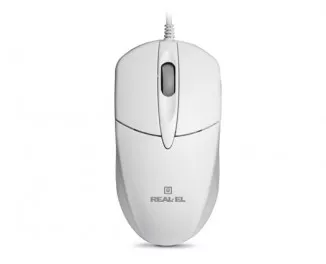 Миша REAL-EL RM-211 White USB