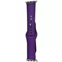 Кожаный ремешок для Apple Watch 38/40 mm Colourful Leather Purple