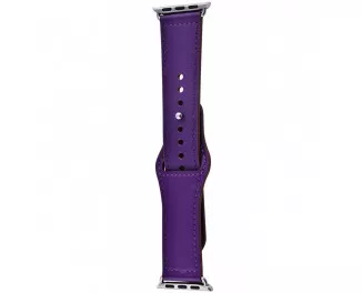 Кожаный ремешок для Apple Watch 38/40 mm Colourful Leather Purple
