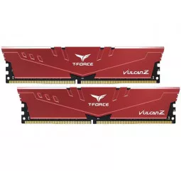 Оперативная память DDR4 16 Gb (3200 MHz) (Kit 8 Gb x 2) Team T-Force Vulcan Z Red (TLZRD416G3200HC16CDC01)
