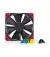 Кулер для корпуса Noctua NF-F12 PWM chromax.black.swap