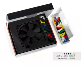 Кулер для корпуса Noctua NF-F12 PWM chromax.black.swap