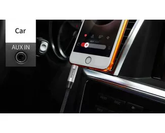 Кабель Audio AUX > AUX  Baseus Yiven M30 1.5m (CAM30-CS1) Black