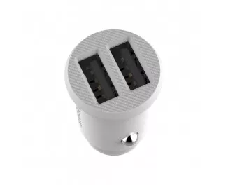 Автомобильное зарядное устройство Baseus Grain 3.1A 2USB (CCALL-ML02) White