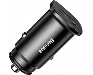 Автомобильное зарядное устройство Baseus Square PPS Universal Smart Car PD 3.0 QC 4.0+ 30W (CCALL-AS01) Black