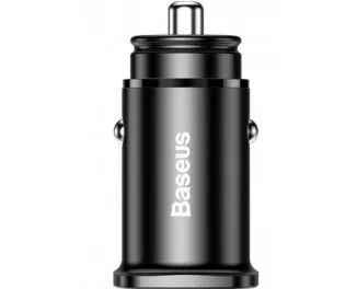 Автомобильное зарядное устройство Baseus Square PPS Universal Smart Car PD 3.0 QC 4.0+ 30W (CCALL-AS01) Black